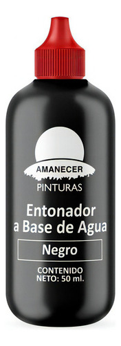 Entonador De Pintura Al Agua 50 Cc Colores | Amanecer Color Cedro