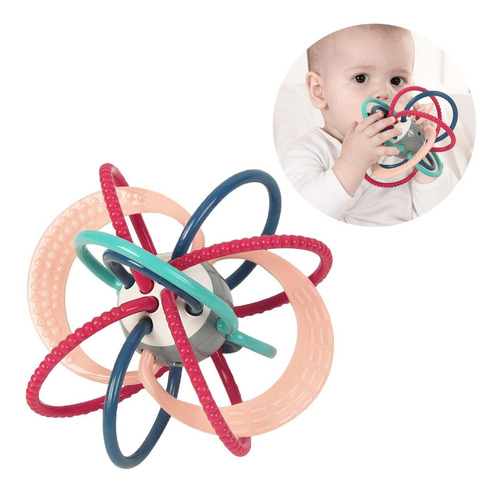 Baby Rattle Teether Ball Toys Soft Baby Rattle Infant 3 6 12