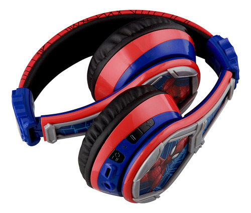 Auriculares Ekids Spiderman Inalámbricos Bluetooth Con Micró