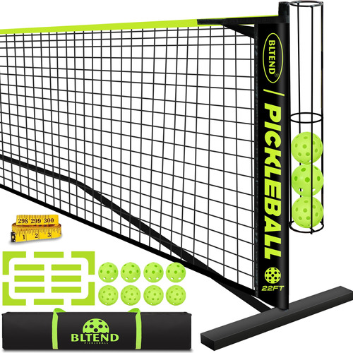 Bltend Red De Pickleball, Juego De Pickleball Portatil De Ta