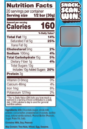Chocolate Mr Beast Peanut Butter 2.1 Oz Importado