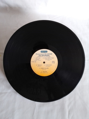 Lp Disco De Acetato De Los Venturosos (Usado)