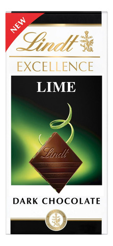 Chocolate Oscuro Premium Con Lima Lindt Excellence 100g Imp