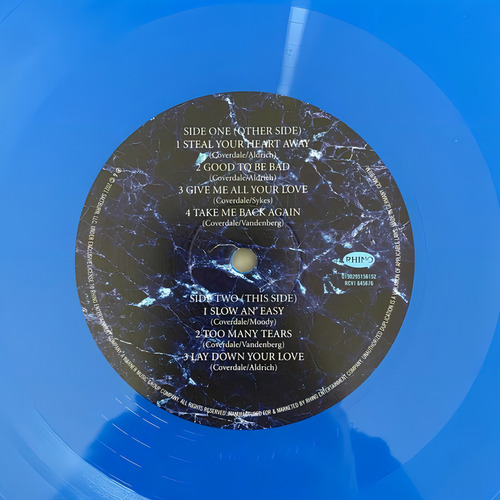 Whitesnake The Blues Album Vinilo Doble Azul Limitado Imp