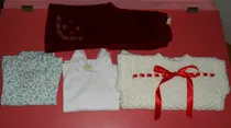 Comprar Lote 2 Poleras 1 Buzo Lana Y 1 Pantalón Pana-beba 6-12 Meses