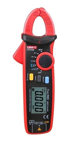 Imagen 2 de 2 de Pinza amperimétrica digital Uni-T UT210D 200A