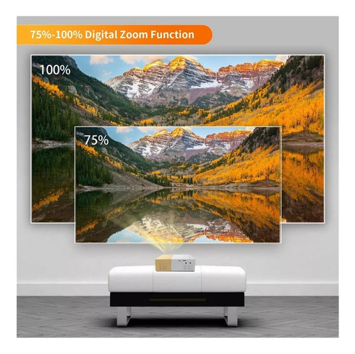 Para Mini Projetor De Tv Portátil 4k Dd Mini Tv Portátil