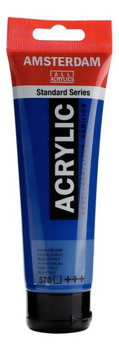 Acrílico Amsterdam Serie Standard 120ml Colores Color 570 Azul Ftalo