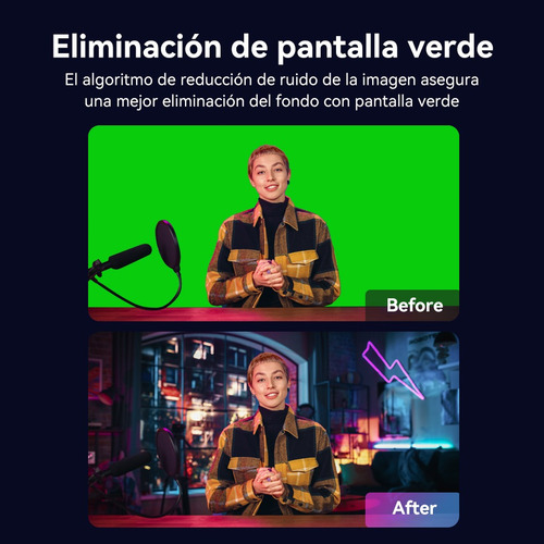 Cámara Web 4k Ultra Hd 8mpx Con 1/2 Large Sensor Y Hdr