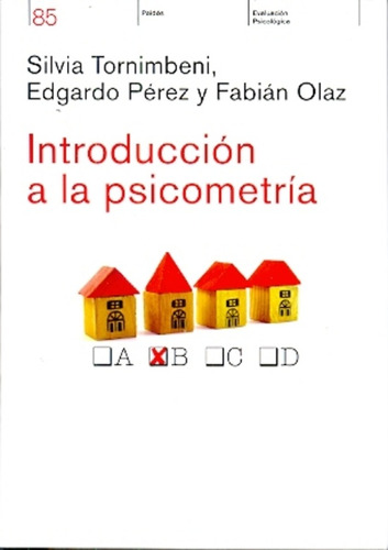 Introduccion A La Psicometria - Tornimbeni, Perez Y Olaz