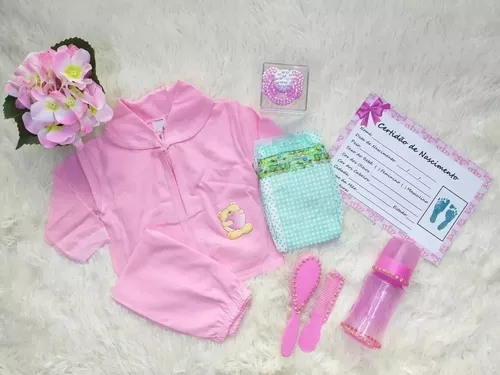 Boneca Tipo Reborn Bebê Realista Kit Recem Nascida Original