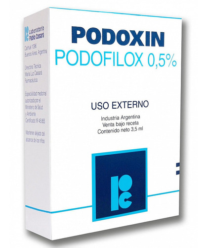 Podoxin Gel X 5 Grs