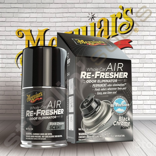 Meguiars | Air Refresher Back Chrome | Eliminador Olor |59ml