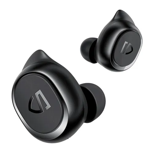 Auricular in-ear gamer inalámbrico Soundpeats Sport TrueFree 2 negro con luz LED