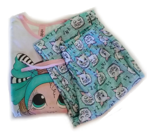 Conjunto Pijama Invierno Nena/teens Vintage, Varios Diseños 