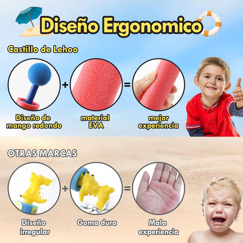 Pistolas De Agua De Espuma 16 Pack, Squirters De Agua Para