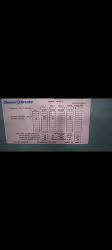 Quemador Industrial Dual Gas/gasoil Cleaver Brooks 2000 Mbtu
