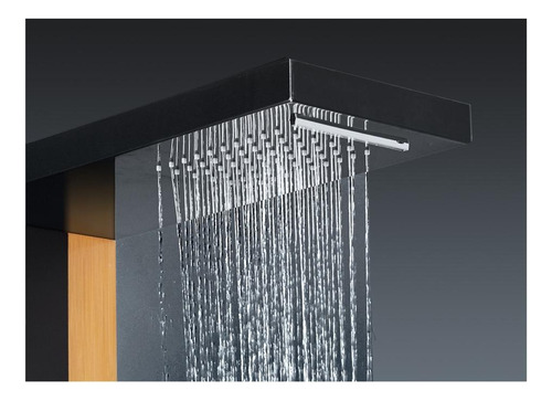 Columna Ducha Escocesa 3 Jets Aluminio/bambú Ostende Gorena