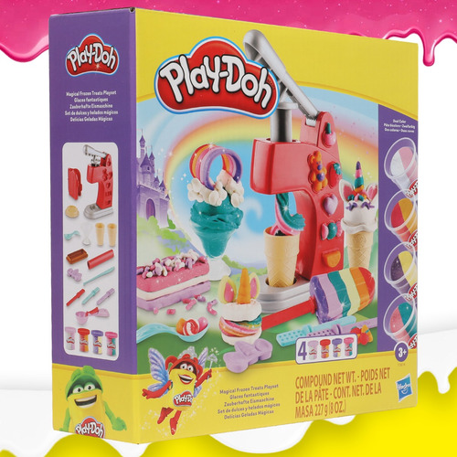 Play Doh Set De Dulces Y Helados Magicos Masa Juguete Hasbro Dulces Y Helados Mágicos