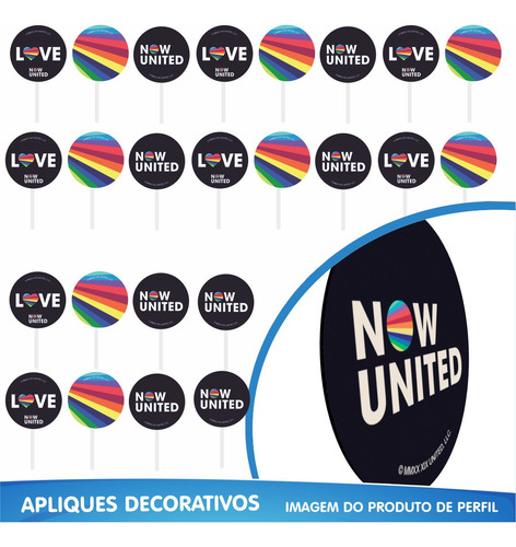 Imagem 8 de 9 de Kit Festa Fácil Now United - Decoração De Aniversário
