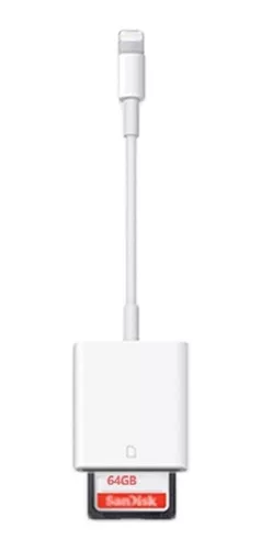 Adaptador Apple Lightning A Lector De Tarjeta Sd, Mjyt2am/a