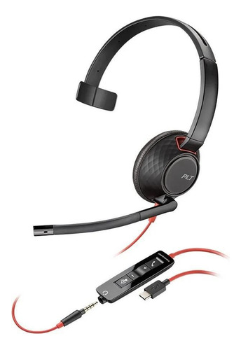 Headset Blackwire C5210 Mono  Usb-a Plantronics