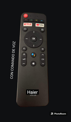 Control Remoto Haier Smart 4k Con Comando De Voz 