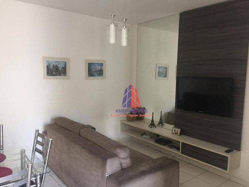 Apartamento Com 3 Dormitórios À Venda, 60 M² Por R$ 220.000 - Residencial Colina Azul - Parque Universitário - Americana/sp - Ap0781