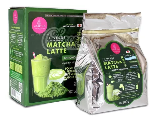 Té Verde Matcha Latte Japonés Antioxidante 200g Zoma