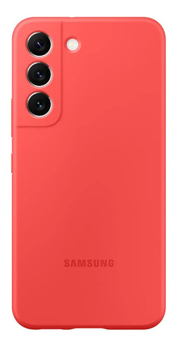 Case Samsung Galaxy S22 Normal Silicone Cover Original Rojo