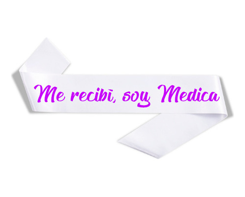 Bandas Cintas Personalizadas Egresados Soy Medica 8