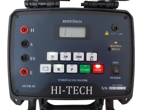 Terrometro Digital Até 20 Kohms Httr-01 Com Nf E Certificado