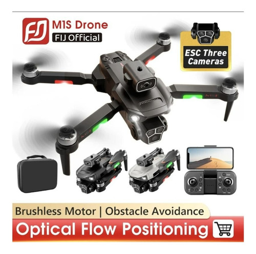 Dron Profesional 4k + 3 Cámaras + 4 Battery + App + 5g + Bag