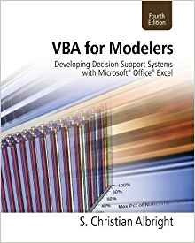 Vba For Modelers Developing Decision Support Systems (with M