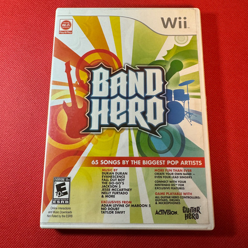 Band Hero Nintendo Wii Original