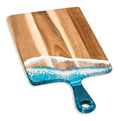 Tabla De Queso De Acacia 8x16 Pulgadas Compatible Con Charcu