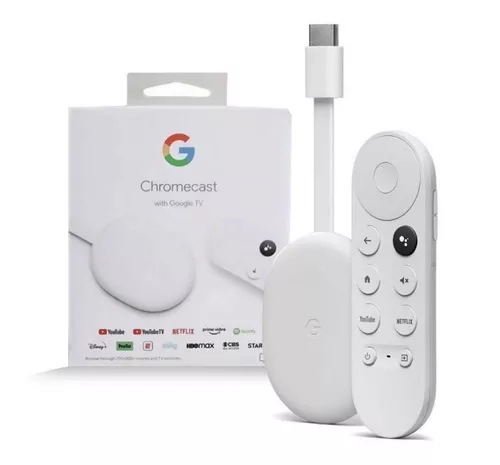 Ltc Chromecast 4 Con Google Tv Blanco Control Wifi Bt