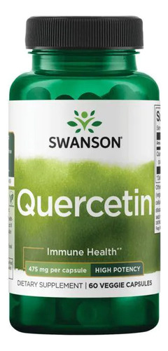 Quercetina 475mg X 60 Capsulas - Swanson Sin Sabor