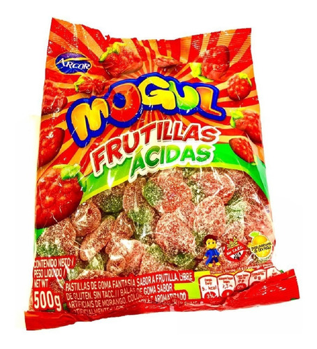 Gomitas Mogul Frutillas Acidas 500gr - Barata La Golosineria