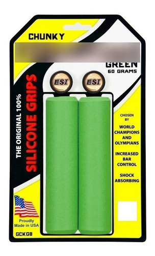 Grips Bike Grips Esi Grips Chunky, cor verde