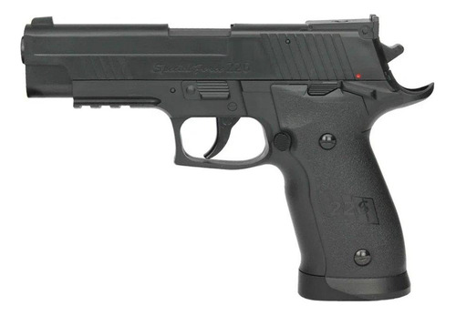 Pistola Pressão Co2 P226 X-4 4,5 Wingun + Co2 + Bbs + Oleo