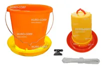 Comprar 2 Comederos 12 Kg Y 3 Bebederos 5.25 Lt Hilo Y Ajustador
