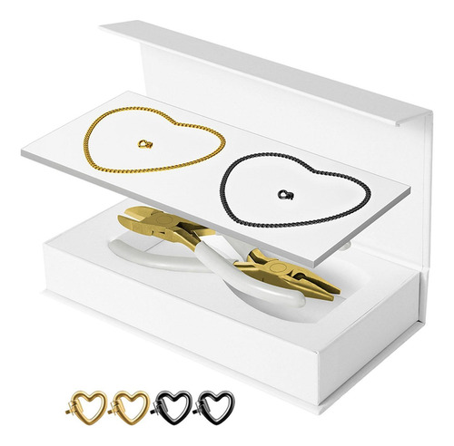 Kit De Pulsera Permanente, Herramientas 1 Negro 1 Dorado