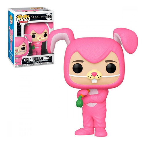 Pop Funko Chandler Bing - Friends Coelho Rosa #1066 Original
