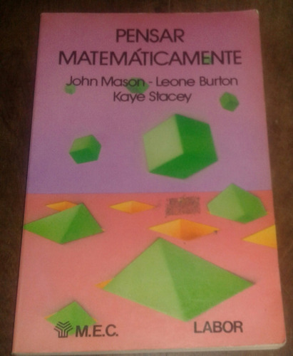 Pensar Matemáticamente Mason - Burton - Stacey