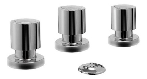 Imagen 2 de 8 de Combo Grifería Baño Hydros Viva Cromo Lavatorio Ducha Bidet
