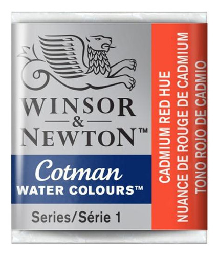 Aquarela Cotman W&n Cadmium Red Hue Half Pan 095