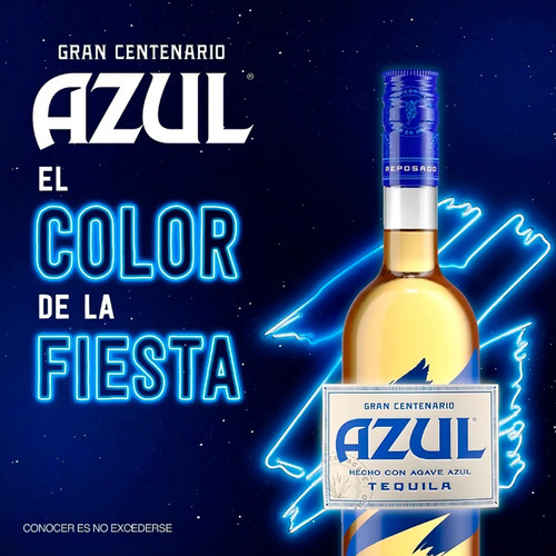 Caja De Tequila Reposado Gran Centenario Azul 950ml