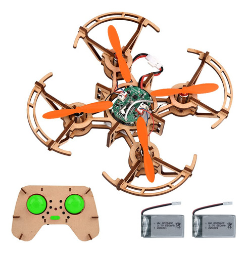 Mini Dron De Madera Diy Rc Quadcopter Kits De Construccion P