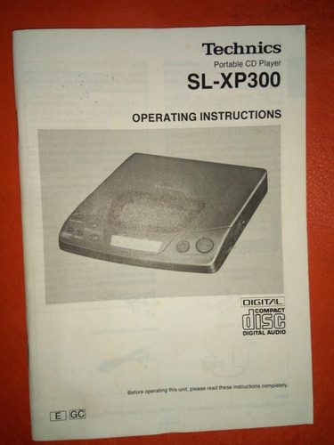 Technics Sl Xp300 Operating Instructions